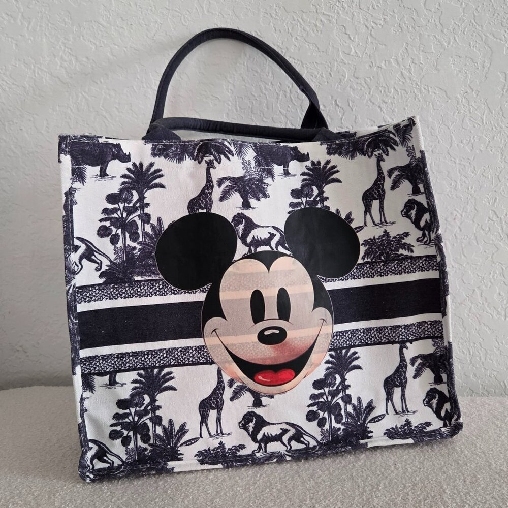 one of a kind Mickey Mouse tote | Fleur & Fig